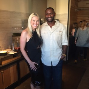 TGIFguide blogger Megyn with Anthony Henry 