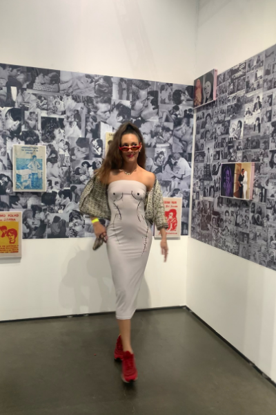Jacqueline Chambers attends the LA Art Show