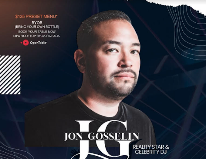 Invite!  Lipa Dining experience + Music Showcase featuring famed DJ Jon Gosselin at the LIPA Rooftop at The ette Hotel